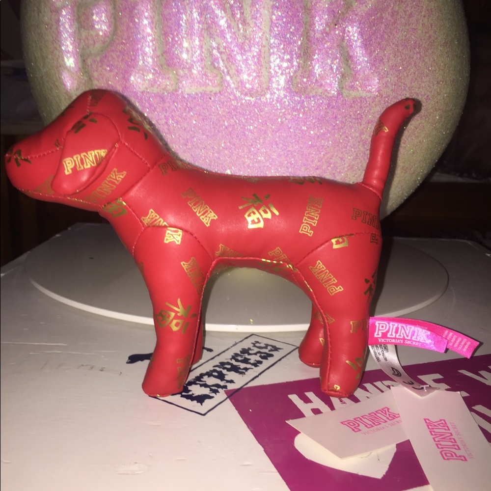 Victoria’s Secret pink dog